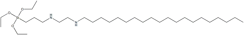 3-(Triethoxysilyl)-N-[2-(icosylamino)ethyl]propan-1-amine 结构式