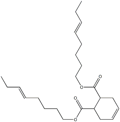 4-Cyclohexene-1,2-dicarboxylic acid bis(5-octenyl) ester 结构式