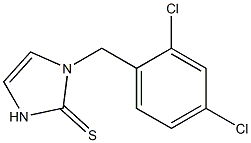 1-(2,4-Dichlorobenzyl)-1,3-dihydro-2H-imidazole-2-thione 结构式