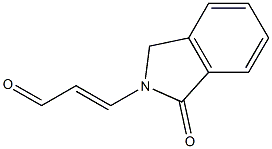 2-(2-Formylethenyl)isoindolin-1-one 结构式