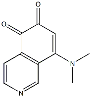 8-(Dimethylamino)isoquinoline-5,6-dione 结构式