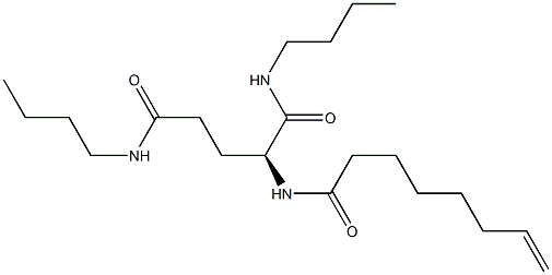 N2-(7-Octenoyl)-N1,N5-dibutylglutaminamide 结构式