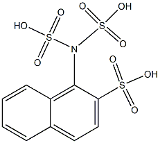 1-Naphthylamine trisulfonic acid 结构式