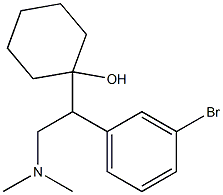 1-[1-(3-Bromophenyl)-2-dimethylaminoethyl]cyclohexanol 结构式