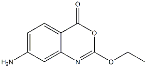 2-Ethoxy-7-amino-4H-3,1-benzoxazin-4-one 结构式