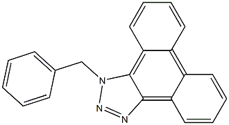 1-Benzyl-1H-phenanthro[9,10-d]triazole 结构式