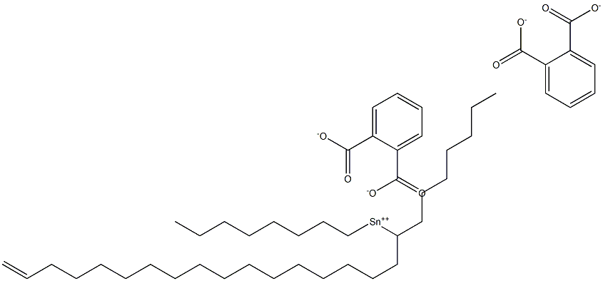 Bis[phthalic acid 1-(16-heptadecenyl)]dioctyltin(IV) salt 结构式