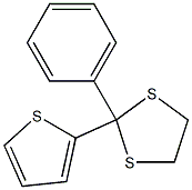 2-Phenyl-2-(2-thienyl)-1,3-dithiolane 结构式