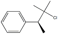 (-)-[(S)-2-Chloro-1,2-dimethylpropyl]benzene 结构式