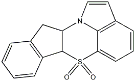 11,11a-Dihydro-11b-aza-6-thia-6aH-indeno[1,7-ab]fluorene 6,6-dioxide 结构式