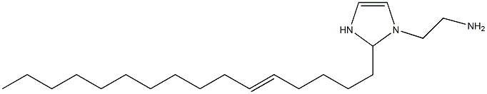 1-(2-Aminoethyl)-2-(5-hexadecenyl)-4-imidazoline 结构式