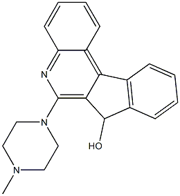 6-(4-Methylpiperazin-1-yl)-7H-indeno[2,1-c]quinolin-7-ol 结构式