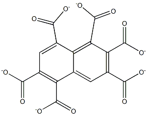 1,2,3,5,6,8-Naphthalenehexacarboxylate 结构式