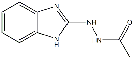 2-(1H-Benzimidazol-2-yl)-1-acetylhydrazine 结构式