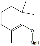 (2,6,6-Trimethyl-1-cyclohexen-1-yloxy)magnesium 结构式