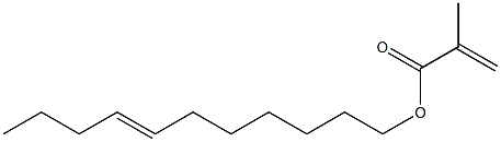 Methacrylic acid (7-undecenyl) ester 结构式