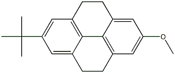 2-Methoxy-7-tert-butyl-4,5,9,10-tetrahydropyrene 结构式