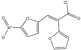 2-(2-Furyl)-3-(5-nitro-2-furyl)acryloyl chloride 结构式