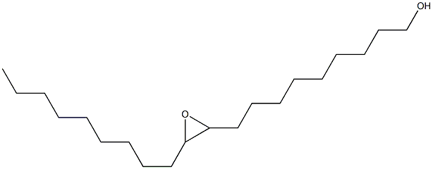 10,11-Epoxyicosan-1-ol 结构式