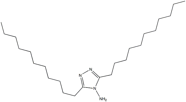 4-Amino-3,5-diundecyl-4H-1,2,4-triazole 结构式