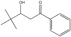 1-Phenyl-3-hydroxy-4,4-dimethyl-1-pentanone 结构式