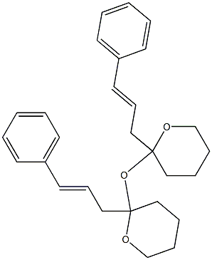 trans-Cinnamyl(tetrahydro-2H-pyran-2-yl) ether 结构式