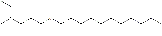 N,N-Diethyl-3-(undecyloxy)propylamine 结构式