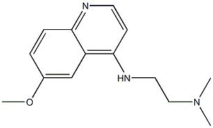 N'-(6-Methoxy-4-quinolinyl)-N,N-dimethyl-1,2-ethanediamine 结构式