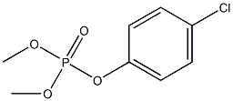 Phosphoric acid dimethyl 4-chlorophenyl ester 结构式