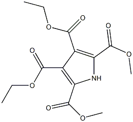 1H-Pyrrole-2,3,4,5-tetracarboxylic acid 3,4-diethyl 2,5-dimethyl ester 结构式