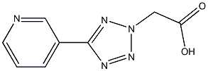 5-(3-Pyridyl)-2H-tetrazole-2-acetic acid 结构式