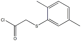 (2,5-Xylylthio)acetyl chloride 结构式