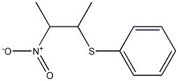 2-Nitro-3-(phenylthio)butane 结构式