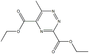 6-Methyl-1,2,4-triazine-3,5-dicarboxylic acid diethyl ester 结构式