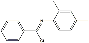 Chloro(phenyl)-N-(2,4-dimethylphenyl)methanimine 结构式