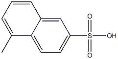 5-Methyl-2-naphthalenesulfonic acid 结构式