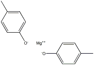 Magnesium bis(4-methylphenolate) 结构式