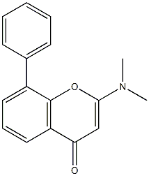 2-(Dimethylamino)-8-phenylchromone 结构式