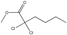 2,2-Dichlorocaproic acid methyl ester 结构式