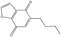 5-Butylbenzofuran-4,7-dione 结构式