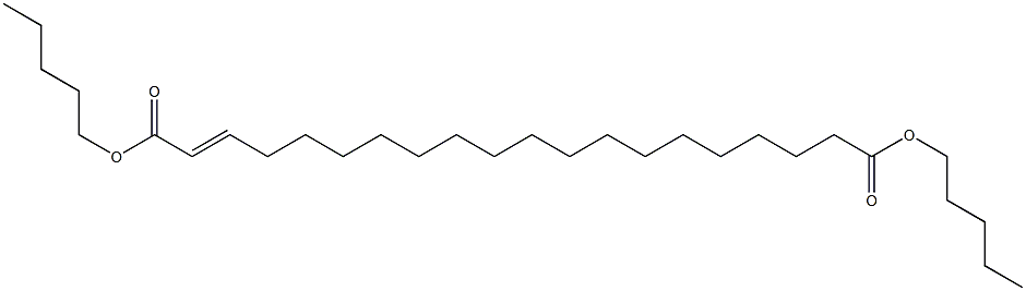 2-Icosenedioic acid dipentyl ester 结构式