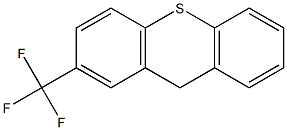 2-(Trifluoromethyl)-9H-thioxanthene 结构式