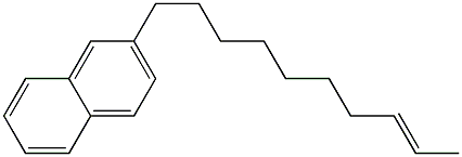 2-(8-Decenyl)naphthalene 结构式