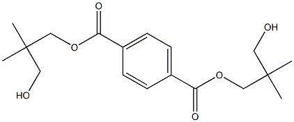 Terephthalic acid bis(3-hydroxy-2,2-dimethylpropyl) ester 结构式