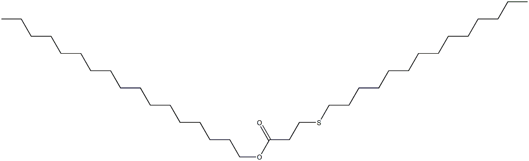 3-(Tetradecylthio)propionic acid heptadecyl ester 结构式