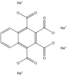 1,2,3,4-Naphthalenetetracarboxylic acid tetrasodium salt 结构式