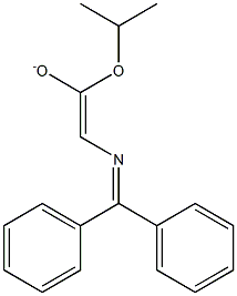 2-[(Diphenylmethylene)amino]-1-[(1-methylethyl)oxy]ethene-1-olate 结构式
