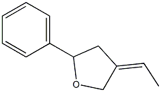 2-Phenyl-4-ethylidenetetrahydrofuran 结构式