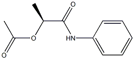 [S,(-)]-2-(Acetyloxy)-N-phenylpropionamide 结构式