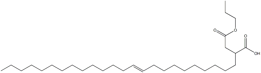 2-(10-Tetracosenyl)succinic acid 1-hydrogen 4-propyl ester 结构式